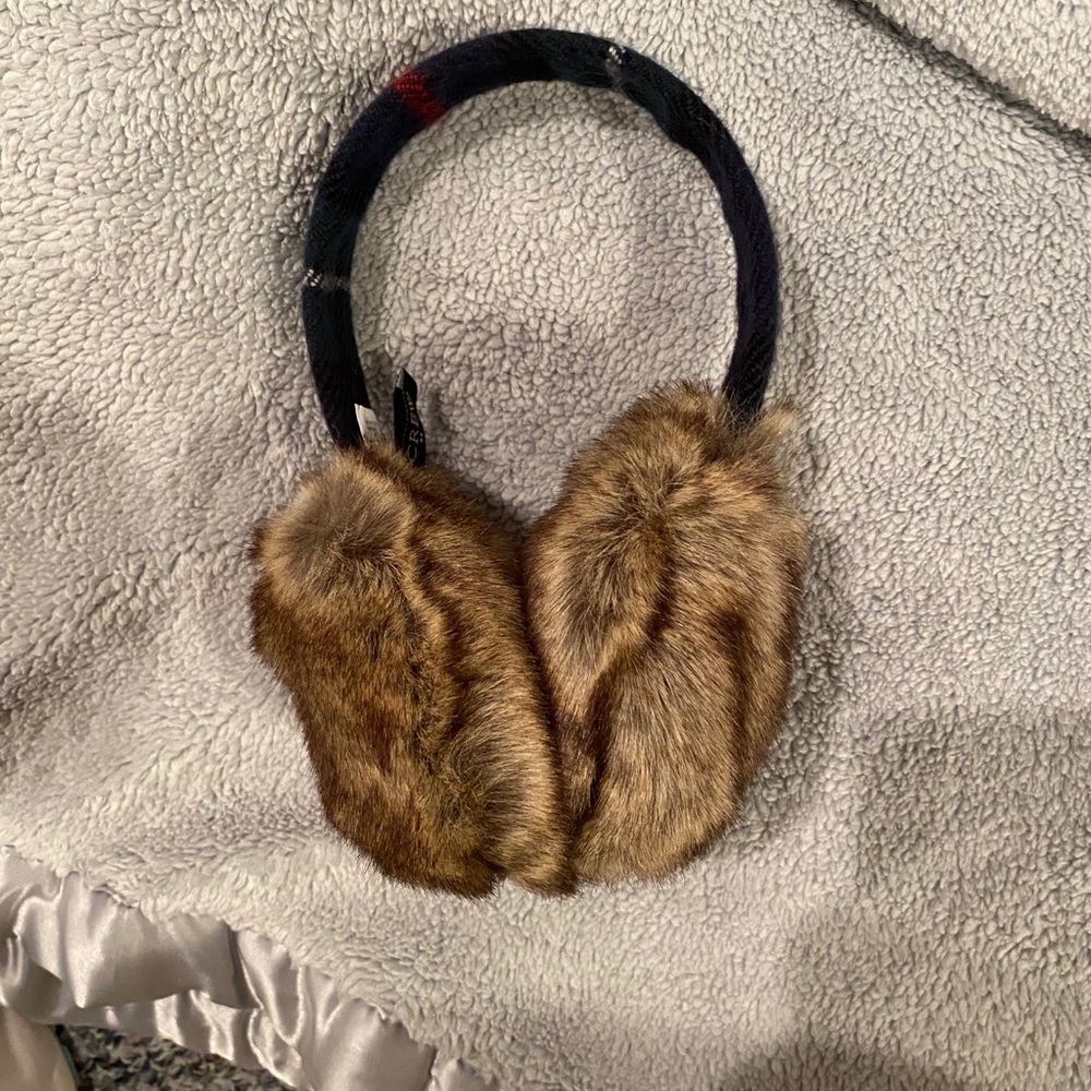J Crew fur earmuffs